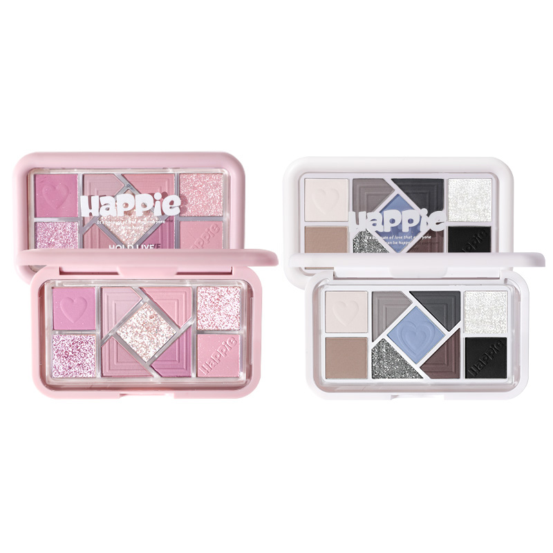 Hold Live Маленькая розовая палетка с девятью цветами теней для век, легко растушевываются, шиммер, натуральный
Hold Live Маленькая розовая палетка с девятью цветами теней для век, легко растушевываются, шиммер, натуральный