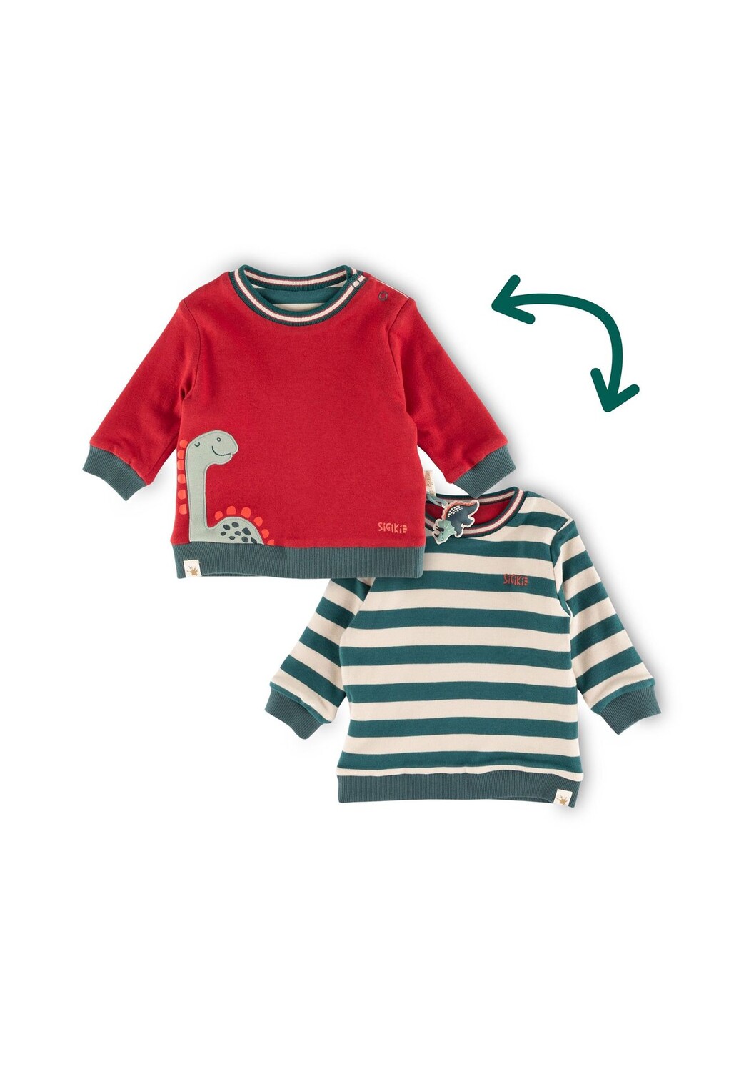 Двусторонняя рубашка Dino World, для младенцев и малышей Sigikid, красный
Двусторонняя рубашка Dino World, для младенцев и малышей Sigikid, красный