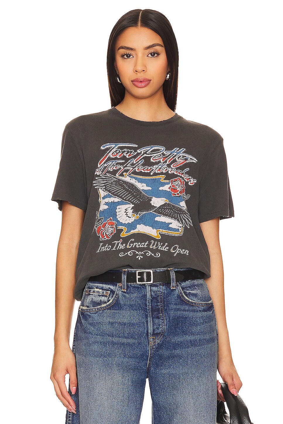 Футболка с изображением орла тома петти Junk Food, черный
Футболка с изображением орла тома петти Junk Food, черный