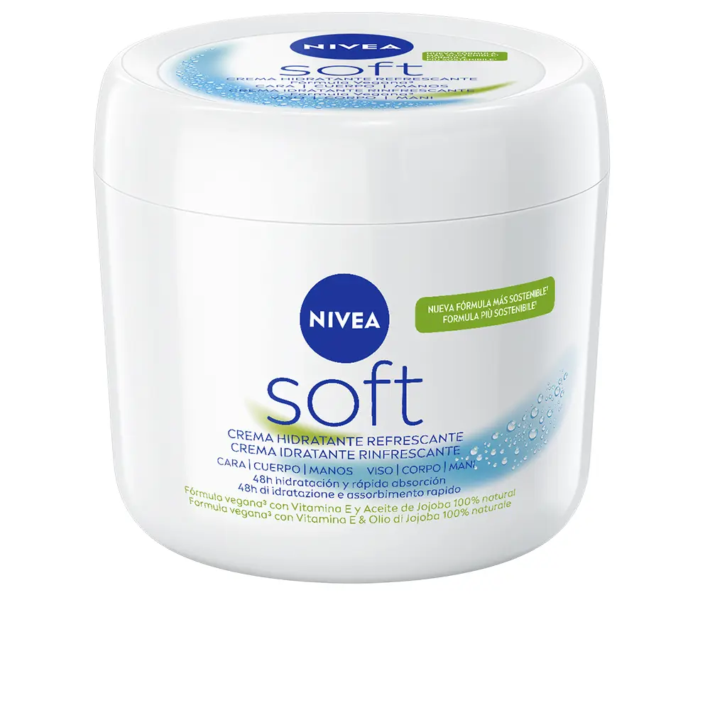 Крем для лица Soft crema hidratante refrescante Nivea, 500 мл.
Крем для лица Soft crema hidratante refrescante Nivea, 500 мл.