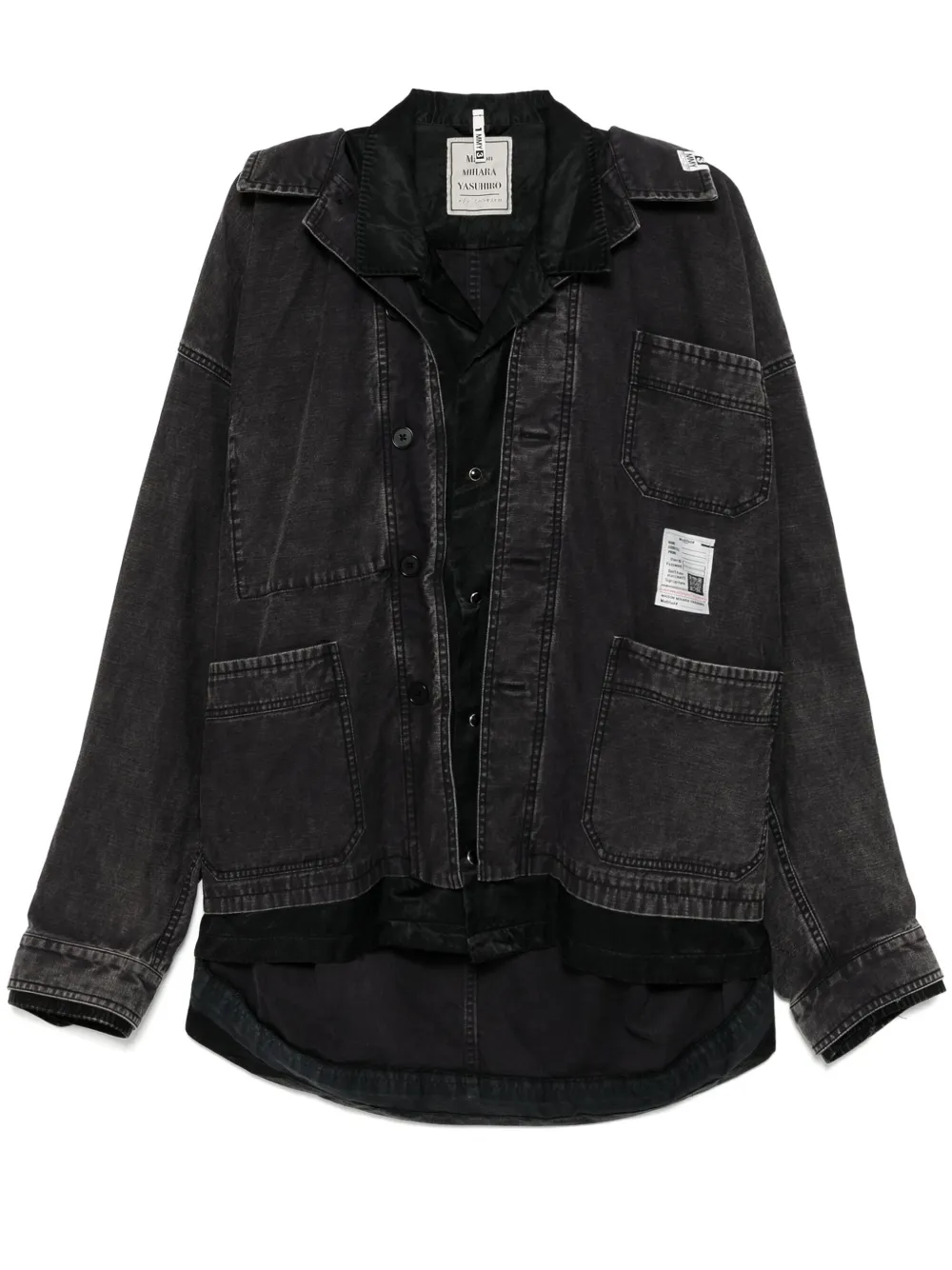 Многослойная рубашка Maison Mihara Yasuhiro, черный
Многослойная рубашка Maison Mihara Yasuhiro, черный