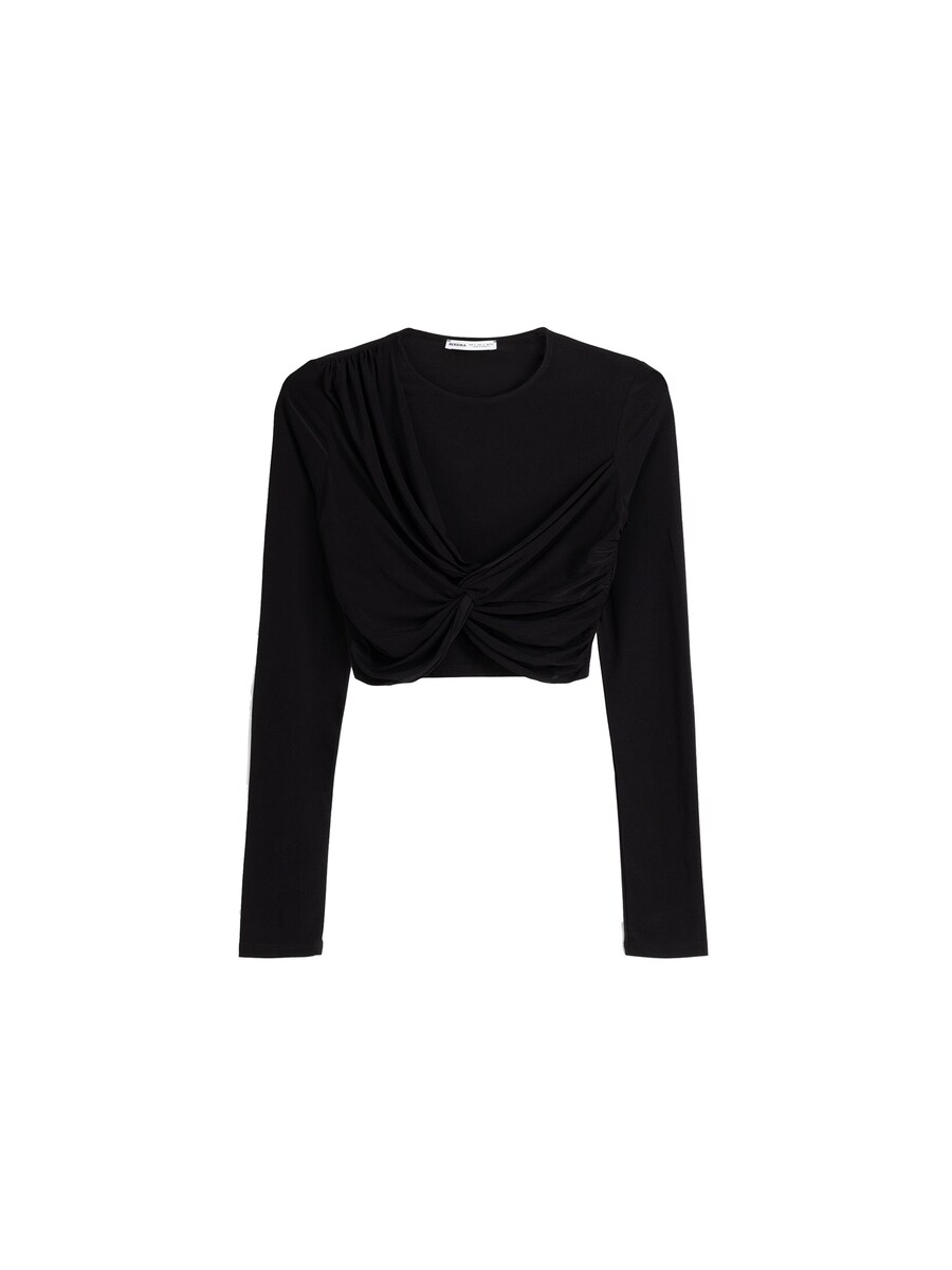 Рубашка Bershka, черный
Рубашка Bershka, черный