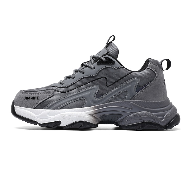 King Jinmai Мужские серые кроссовки лоу-топ с массивной подошвой, цвет Gray
King Jinmai Мужские серые кроссовки лоу-топ с массивной подошвой, цвет Gray