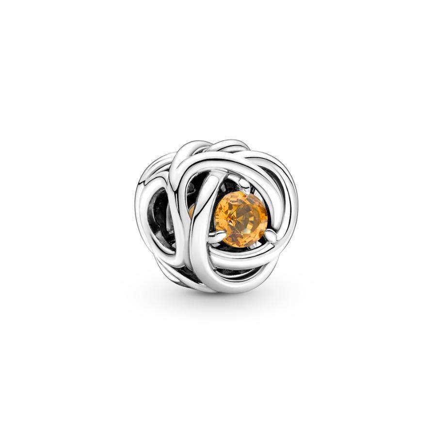 Шарм November Honey Eternity Circle Pandora, стерлинговое серебро
Шарм November Honey Eternity Circle Pandora, стерлинговое серебро
