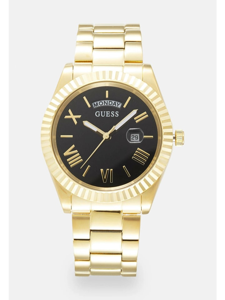 Guess Мужские аналоговые часы в золотом исполнении
Guess Мужские аналоговые часы в золотом исполнении