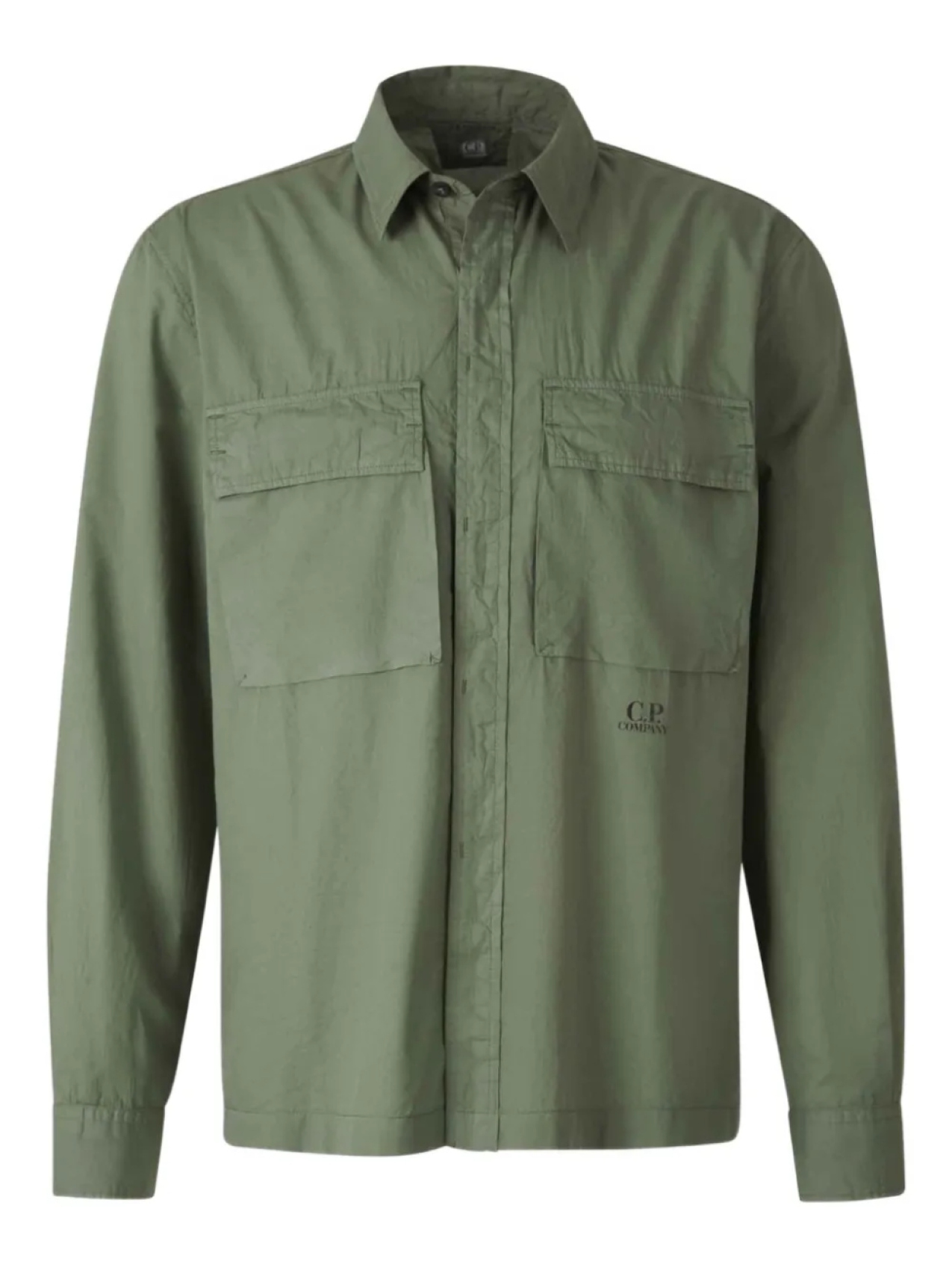 Куртка-рубашка с логотипом C.P. Company, зеленый
Куртка-рубашка с логотипом C.P. Company, зеленый