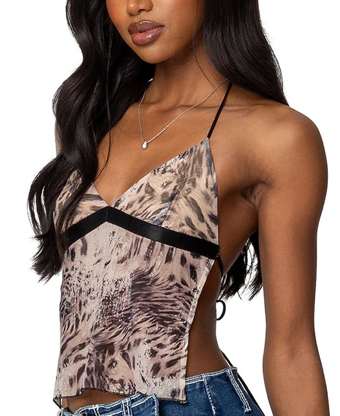 Зина Топ с леопардовым принтом без спинки Edikted, мультиколор
Зина Топ с леопардовым принтом без спинки Edikted, мультиколор