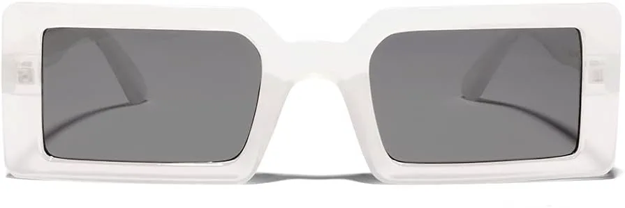 Женские солнцезащитные очки ShadyVEU с плоской верхней частью, винтажной прямоугольной оправой и градиентными линзами, в толстой оправе, Frost Frame / Smoke Lens
Женские солнцезащитные очки ShadyVEU с плоской верхней частью, винтажной прямоугольной оправой и градиентными линзами, в толстой оправе, Frost Frame / Smoke Lens