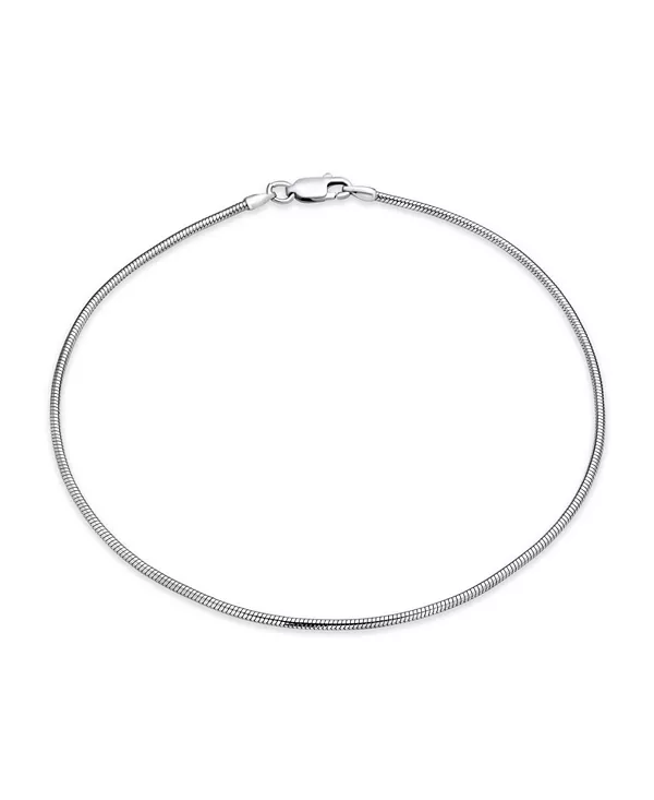 Простой браслет на лодыжку в виде змейки, прочный браслет на лодыжку из серебра 925 пробы Bling Jewelry, silver
Простой браслет на лодыжку в виде змейки, прочный браслет на лодыжку из серебра 925 пробы Bling Jewelry, silver