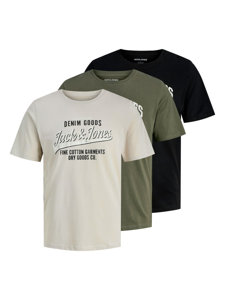 Набор из 3 футболок JJ Ethan с коротким рукавом и круглым вырезом, разноцветные
Набор из 3 футболок JJ Ethan с коротким рукавом и круглым вырезом, разноцветные