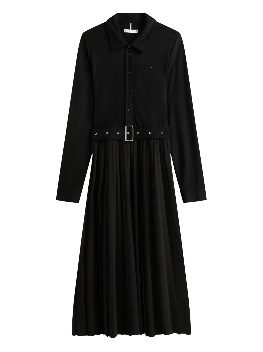 Платье-миди с поясом и плиссировкой Tommy Hilfiger, черный
Платье-миди с поясом и плиссировкой Tommy Hilfiger, черный