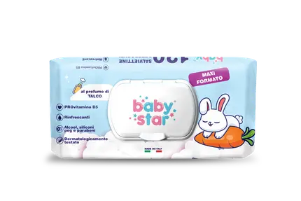 Детская тальковая присыпка, 120 тюбиков - нежная и мягкая для детской кожи Babystar
Детская тальковая присыпка, 120 тюбиков - нежная и мягкая для детской кожи Babystar
