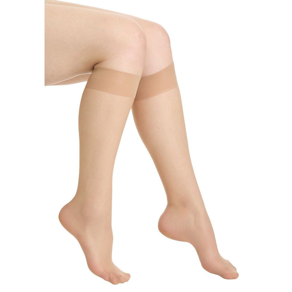 Комплект из 3 женских прозрачных носков до колена Comfort Choice больших размеров, цвет Suntan
Комплект из 3 женских прозрачных носков до колена Comfort Choice больших размеров, цвет Suntan