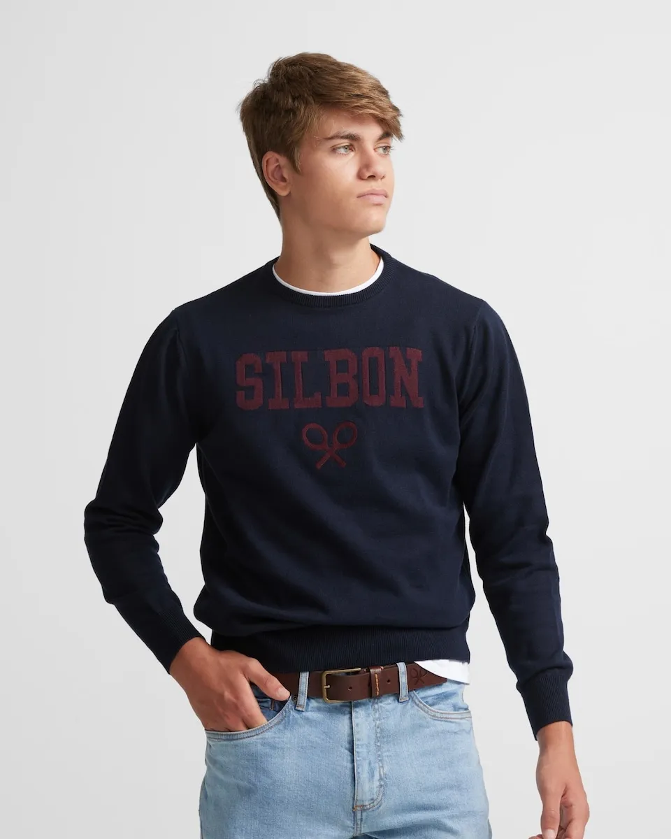 Мужская майка с круглым воротом и ракетками темно-синего цвета Silbon, тёмно-синий
Мужская майка с круглым воротом и ракетками темно-синего цвета Silbon, тёмно-синий
