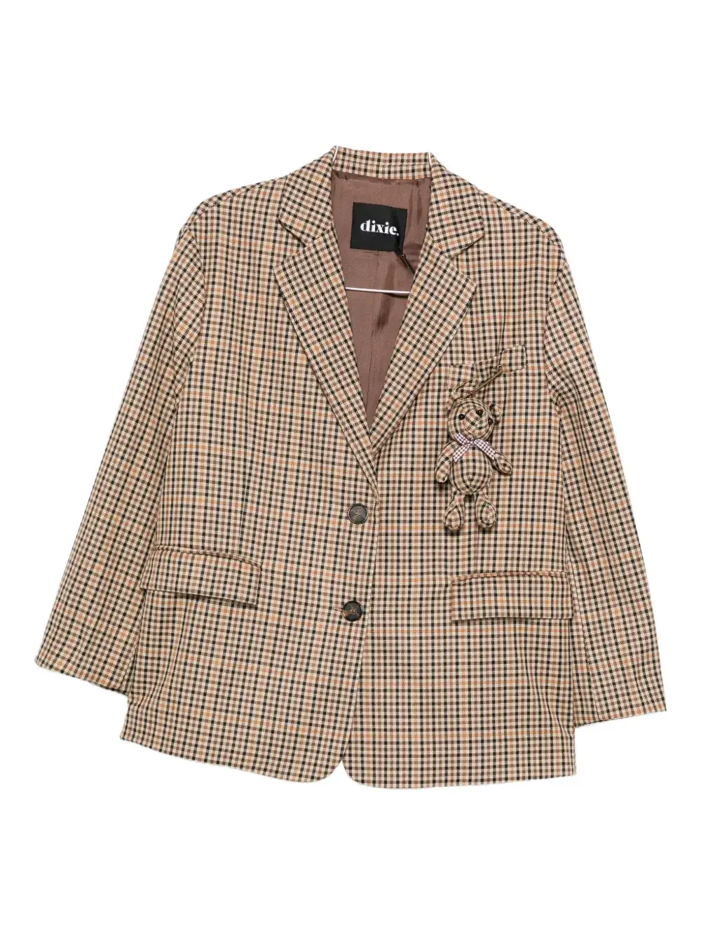 Клетчатая шерстяная куртка Dixie, коричневый
Клетчатая шерстяная куртка Dixie, коричневый