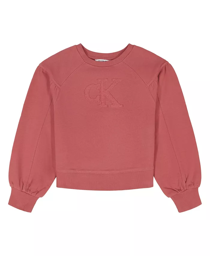 Девчачий свитшот 7-16 с регланными рукавами Calvin Klein, розовый
Девчачий свитшот 7-16 с регланными рукавами Calvin Klein, розовый