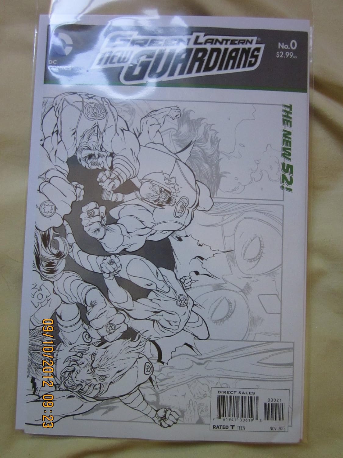 Green Lantern New Guardians #0 "Black & White Sketch Variant (DC COMICS)
Green Lantern New Guardians #0 "Black & White Sketch Variant (DC COMICS)