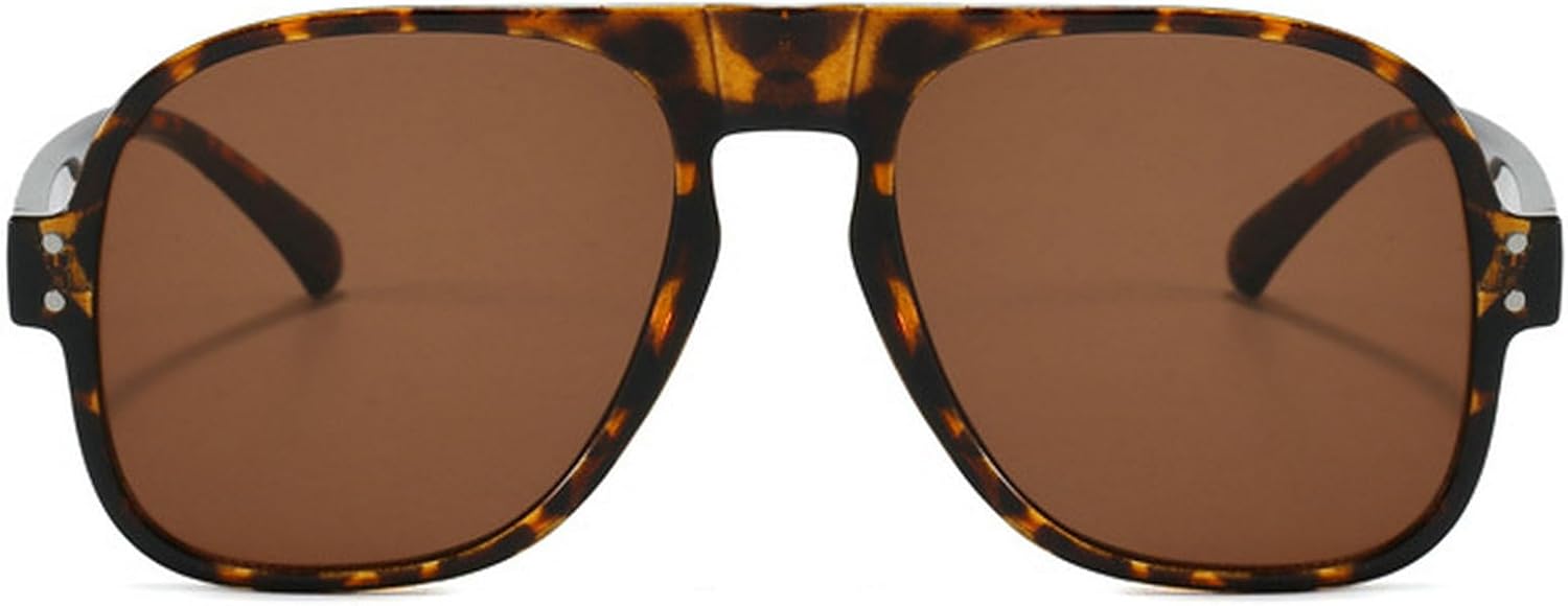 Модные солнцезащитные очки-пилот для женщин, большие очки в стиле ретро с заклепками и градиентным переходом цвета, трендовые круглые солнцезащитные очки для мужчин mincl, Leopard
Модные солнцезащитные очки-пилот для женщин, большие очки в стиле ретро с заклепками и градиентным переходом цвета, трендовые круглые солнцезащитные очки для мужчин mincl, Leopard