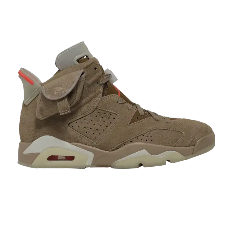 Кроссовки Air Jordan Travis Scott x Air Jordan 6 Retro 'British Khaki' Sample, желто-коричневый
Кроссовки Air Jordan Travis Scott x Air Jordan 6 Retro 'British Khaki' Sample, желто-коричневый