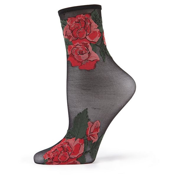 Ажурные носки Beauty rose garden Memoi, Black
Ажурные носки Beauty rose garden Memoi, Black