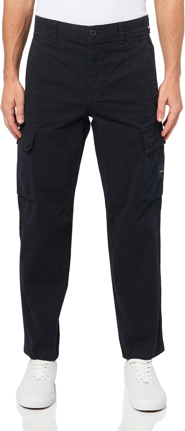 BOSS мужские хлопковые эластичные карго-штаны с 8 карманами, Dark Sky
BOSS мужские хлопковые эластичные карго-штаны с 8 карманами, Dark Sky