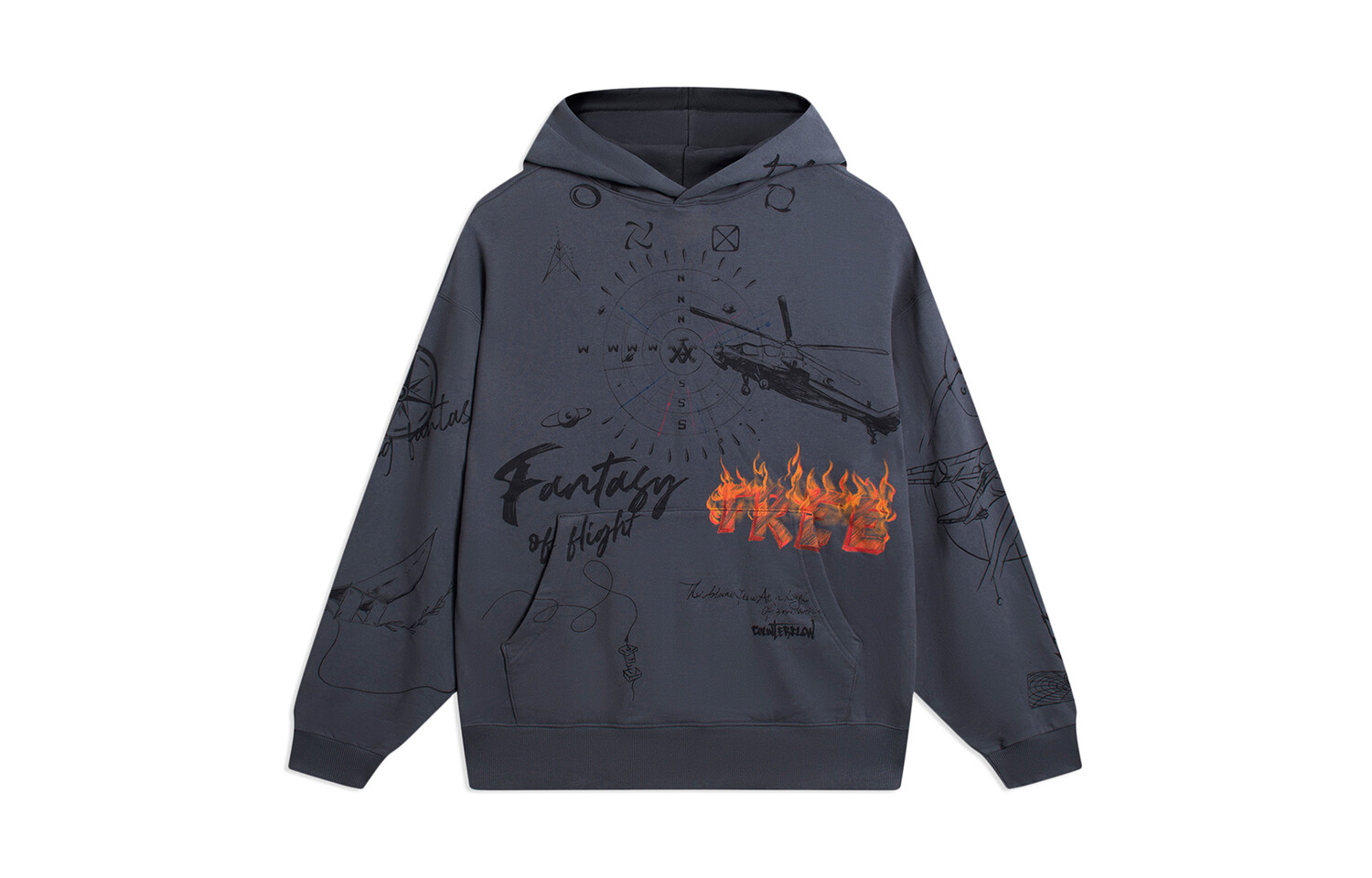 CF Толстовка унисекс Thunderstorm Ash Lining, серый
CF Толстовка унисекс Thunderstorm Ash Lining, серый