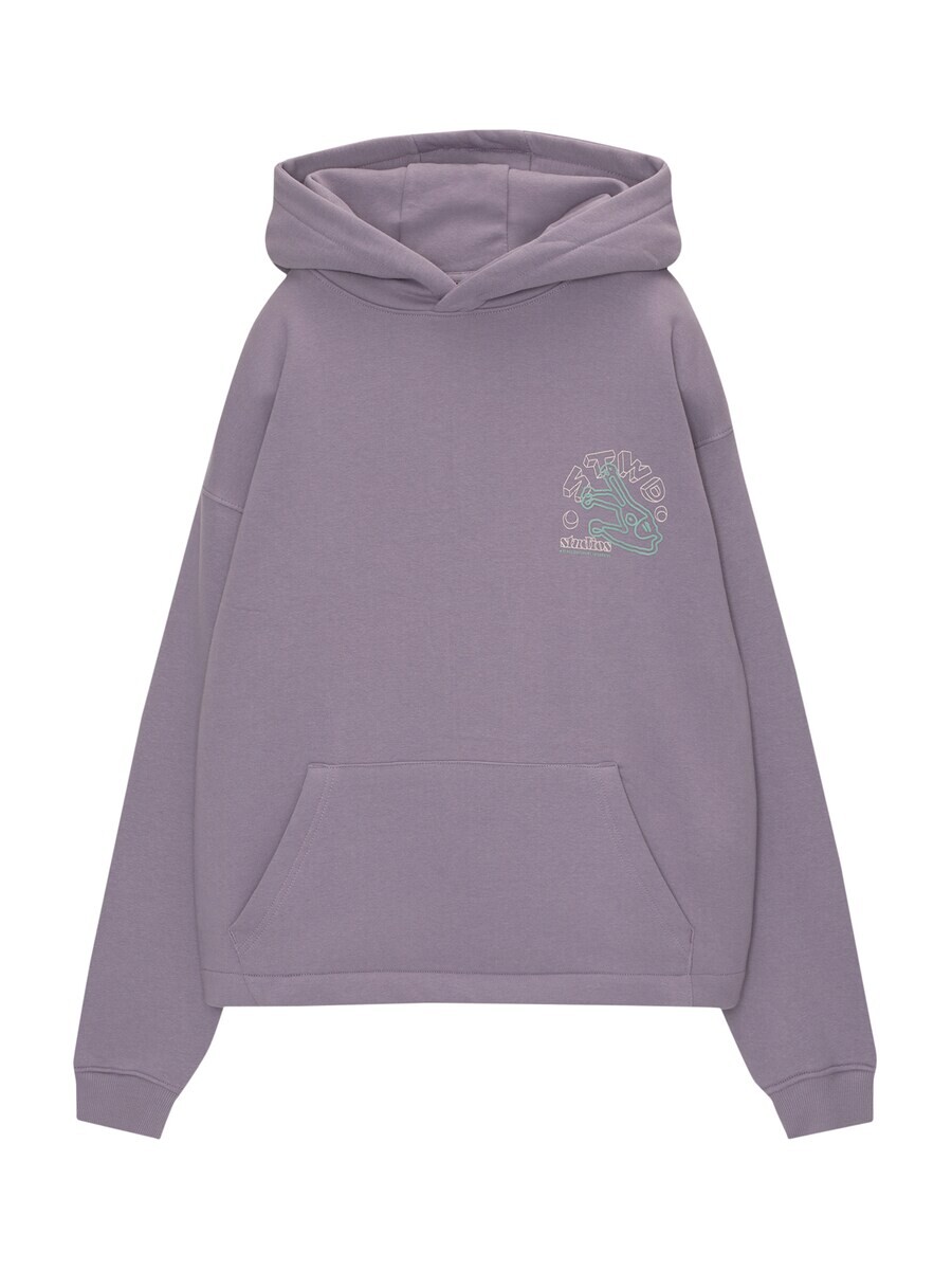 Толстовка с капюшоном Pull&Bear Sweatshirt, сиреневый
Толстовка с капюшоном Pull&Bear Sweatshirt, сиреневый