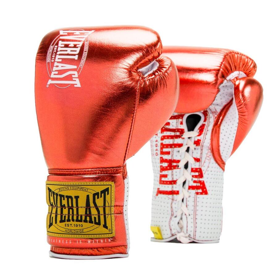 Боксерские перчатки Everlast 1910 Fight | Красные | 10 унций
Боксерские перчатки Everlast 1910 Fight | Красные | 10 унций