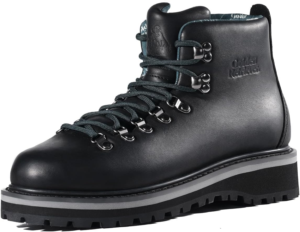 Мужские ботинки для пеших прогулок Golden Retriever, 15 см, из цельной кожи - подкладка CoolMax, противоскользящие, прочные рабочие, черный
Мужские ботинки для пеших прогулок Golden Retriever, 15 см, из цельной кожи - подкладка CoolMax, противоскользящие, прочные рабочие, черный