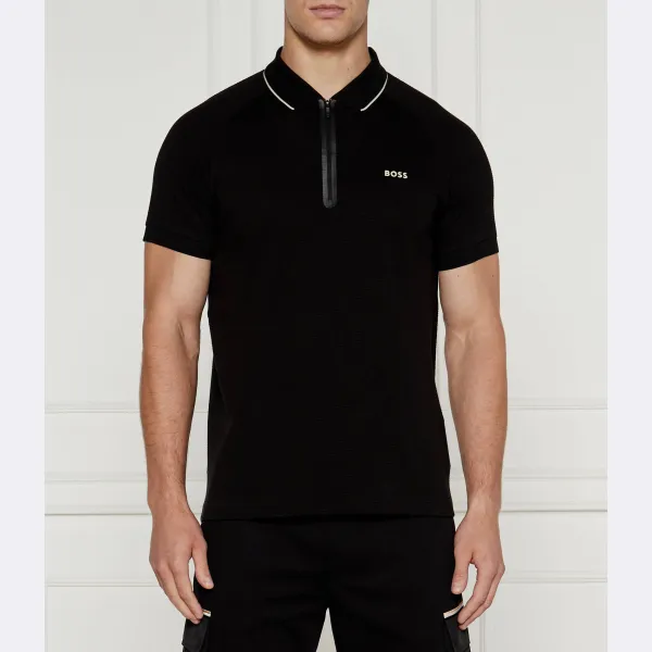 Рубашка поло стандартного кроя Boss, черный
Рубашка поло стандартного кроя Boss, черный