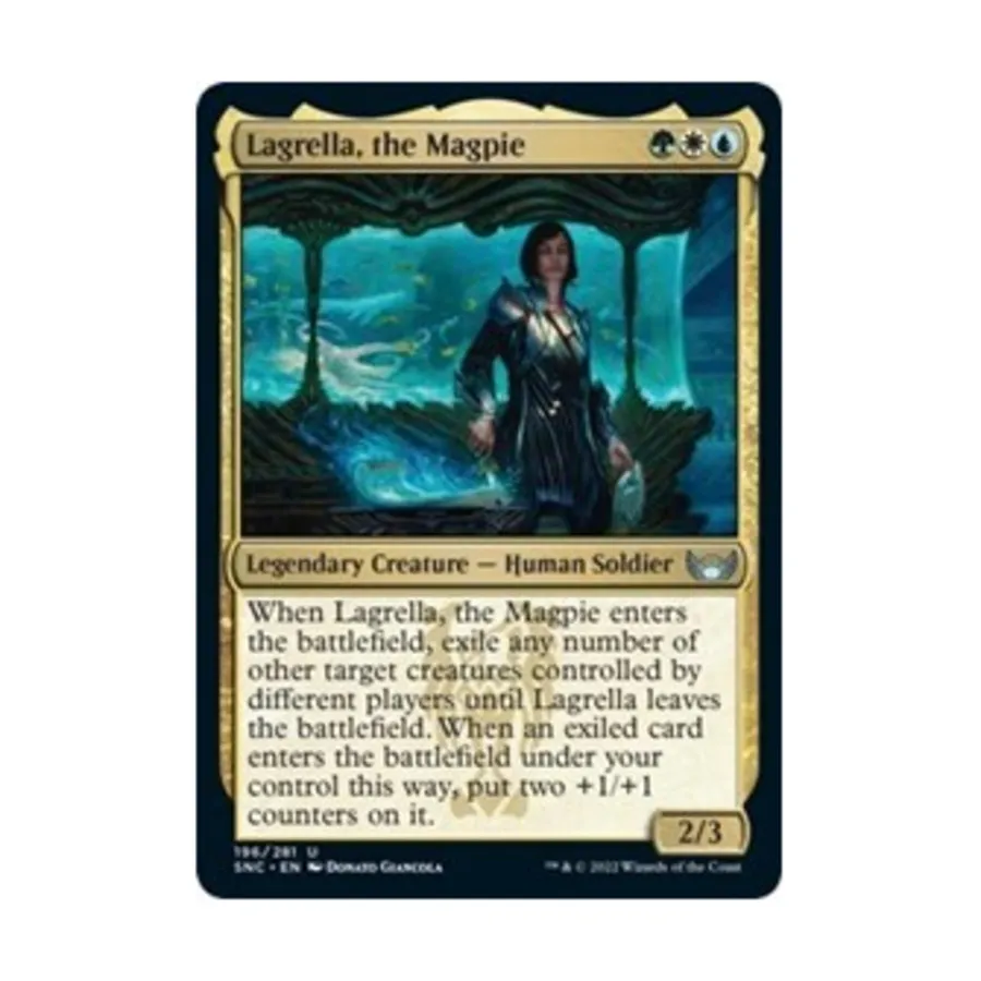 CCG Лагрелла, Сорока (U), MTG - Streets of New Capenna
CCG Лагрелла, Сорока (U), MTG - Streets of New Capenna