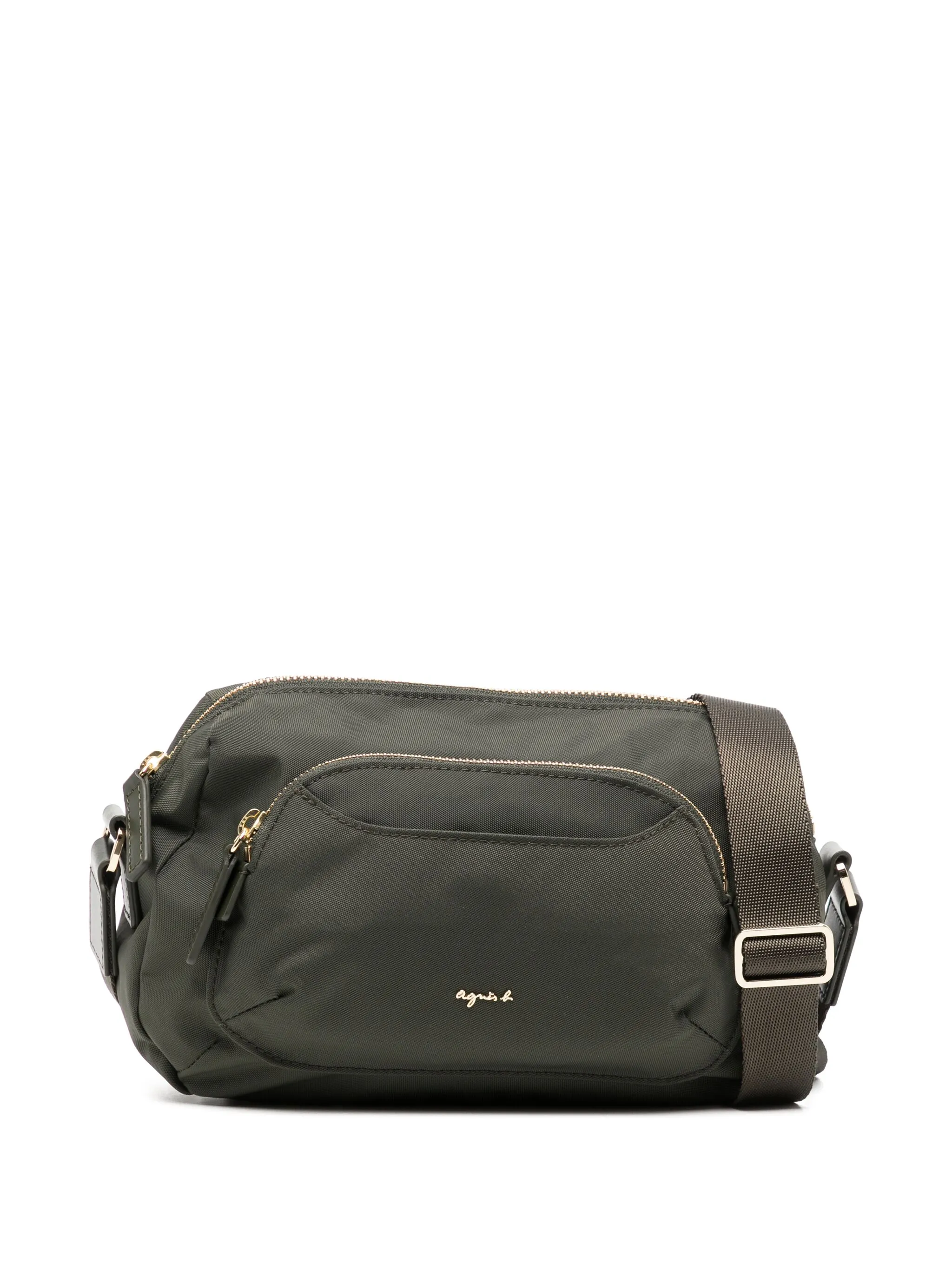 Сумка через плечо с логотипом Agnès B., зеленый
Сумка через плечо с логотипом Agnès B., зеленый