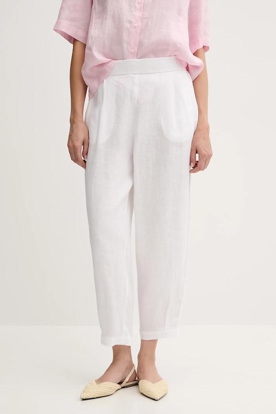 Льняные брюки United Colors Of Benetton, белый
Льняные брюки United Colors Of Benetton, белый