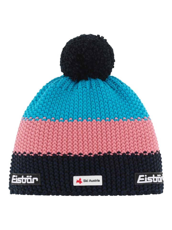 Вязаная шапка со звездным помпоном MÜ SKA темно-синего цвета Eisbär
Вязаная шапка со звездным помпоном MÜ SKA темно-синего цвета Eisbär