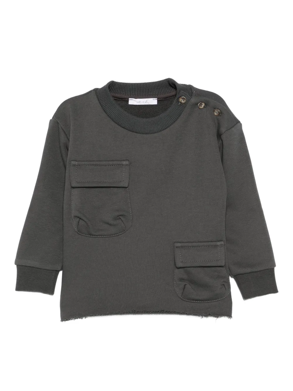 Топ с клапанами на карманах Miss Grant Kids, серый
Топ с клапанами на карманах Miss Grant Kids, серый