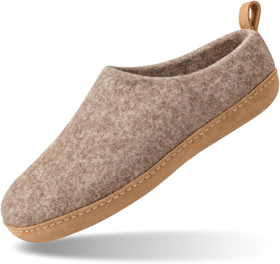 Домашние тапочки из натуральной шерсти с кожаной подошвой Haussimple, коричневый
Домашние тапочки из натуральной шерсти с кожаной подошвой Haussimple, коричневый