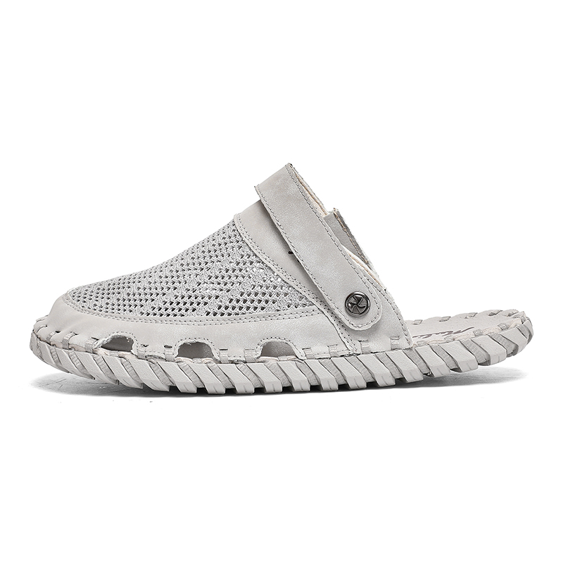 Mulinsen Закрытые пляжные сандалии для мужских комфортных поездок на резиновой подошве светло-серые, цвет Light Gray
Mulinsen Закрытые пляжные сандалии для мужских комфортных поездок на резиновой подошве светло-серые, цвет Light Gray