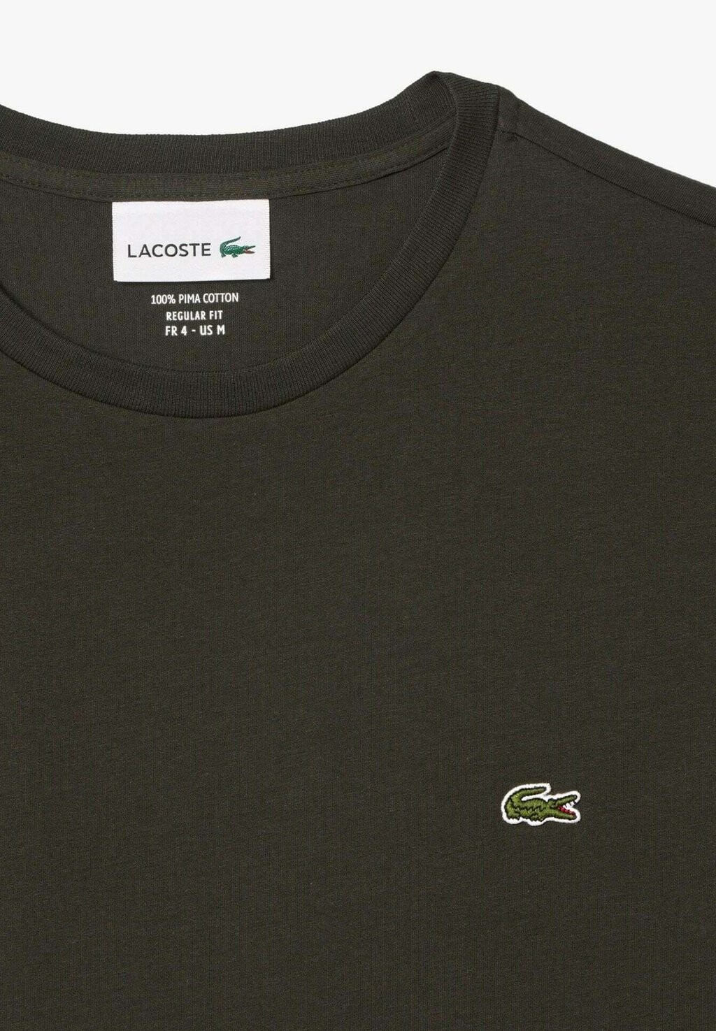 Базовая футболка Lacoste, зеленый 
Базовая футболка Lacoste, зеленый