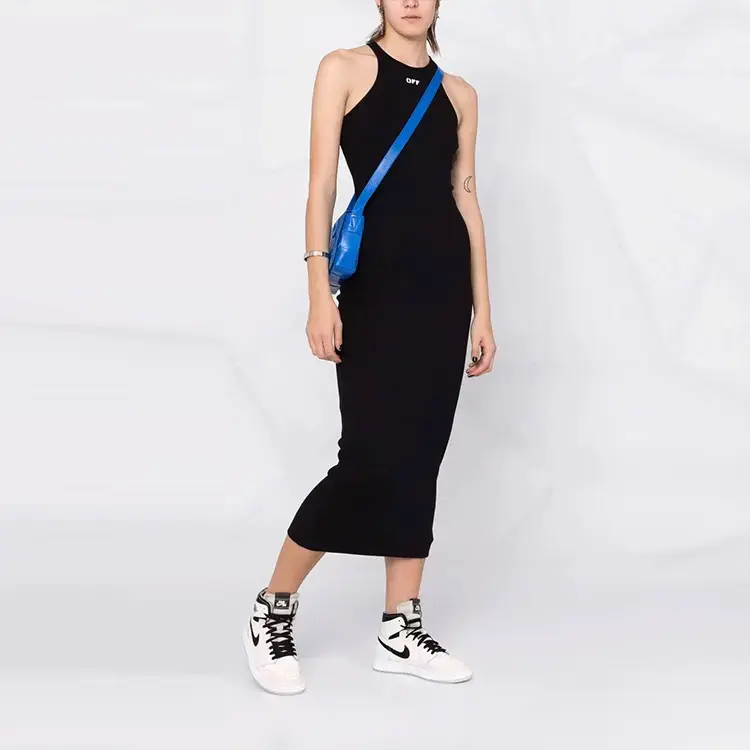 Платье женское Off-White без рукавов, черный
Платье женское Off-White без рукавов, черный