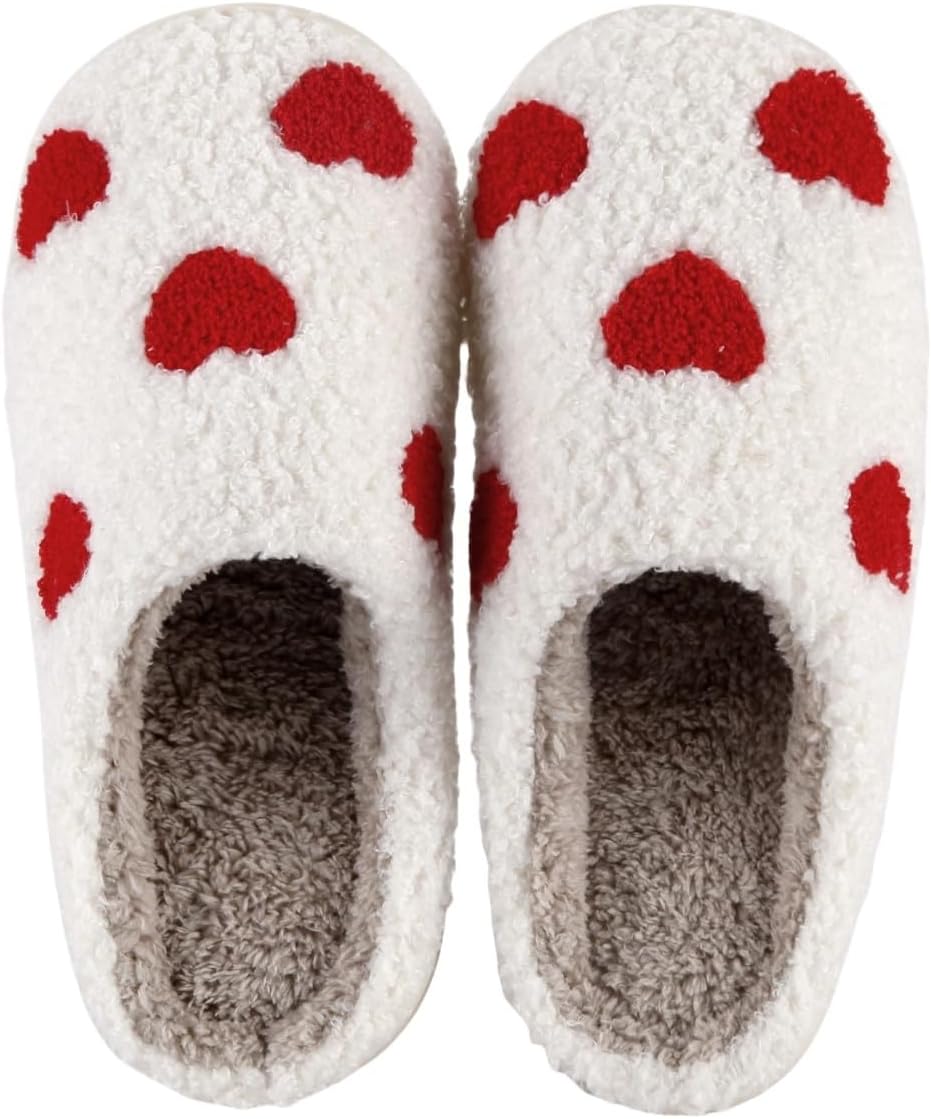 LBIMLAME Мягкие зимние тапочки с пушистым верхом для женщин и мужчин, милые и удобные, с меховой подкладкой, эластичные, с ретро-памятью, для дома и улицы, Whiteheart
LBIMLAME Мягкие зимние тапочки с пушистым верхом для женщин и мужчин, милые и удобные, с меховой подкладкой, эластичные, с ретро-памятью, для дома и улицы, Whiteheart