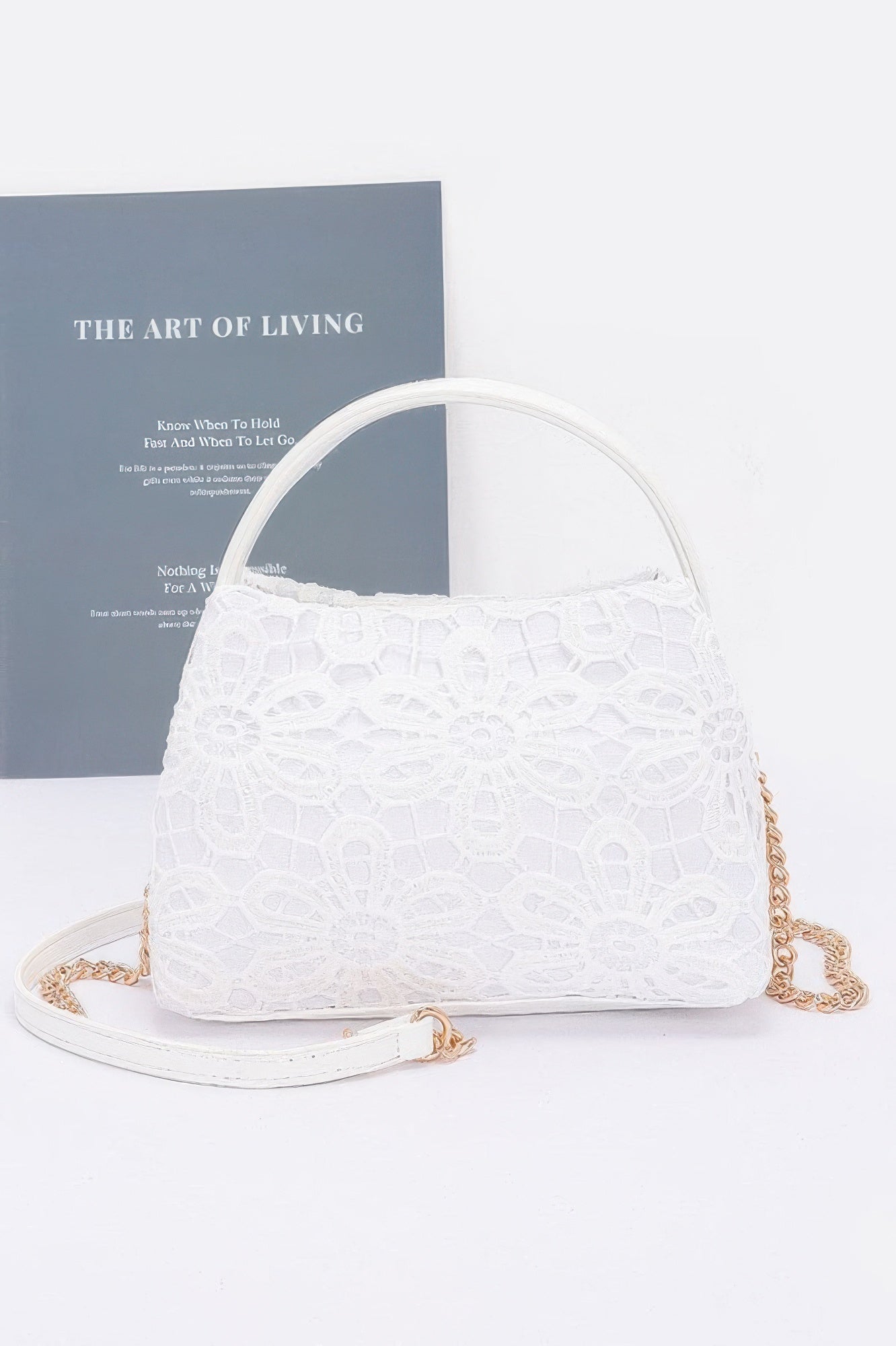 Вязаный клатч с верхней ручкой FASHNZFAB, белый
Вязаный клатч с верхней ручкой FASHNZFAB, белый