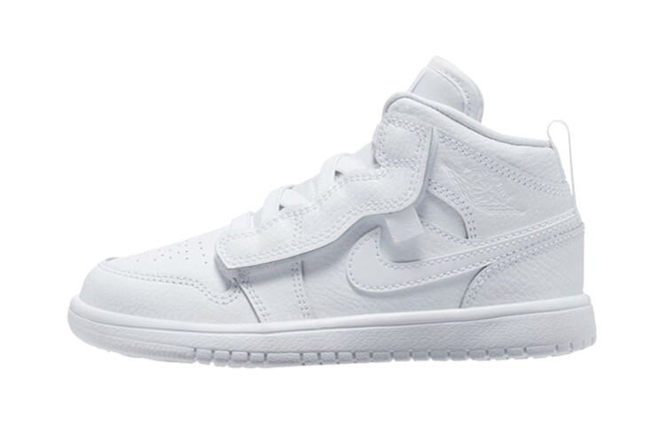 Кроссовки Jordan 1 Mid ALT PS Triple White 
Кроссовки Jordan 1 Mid ALT PS Triple White