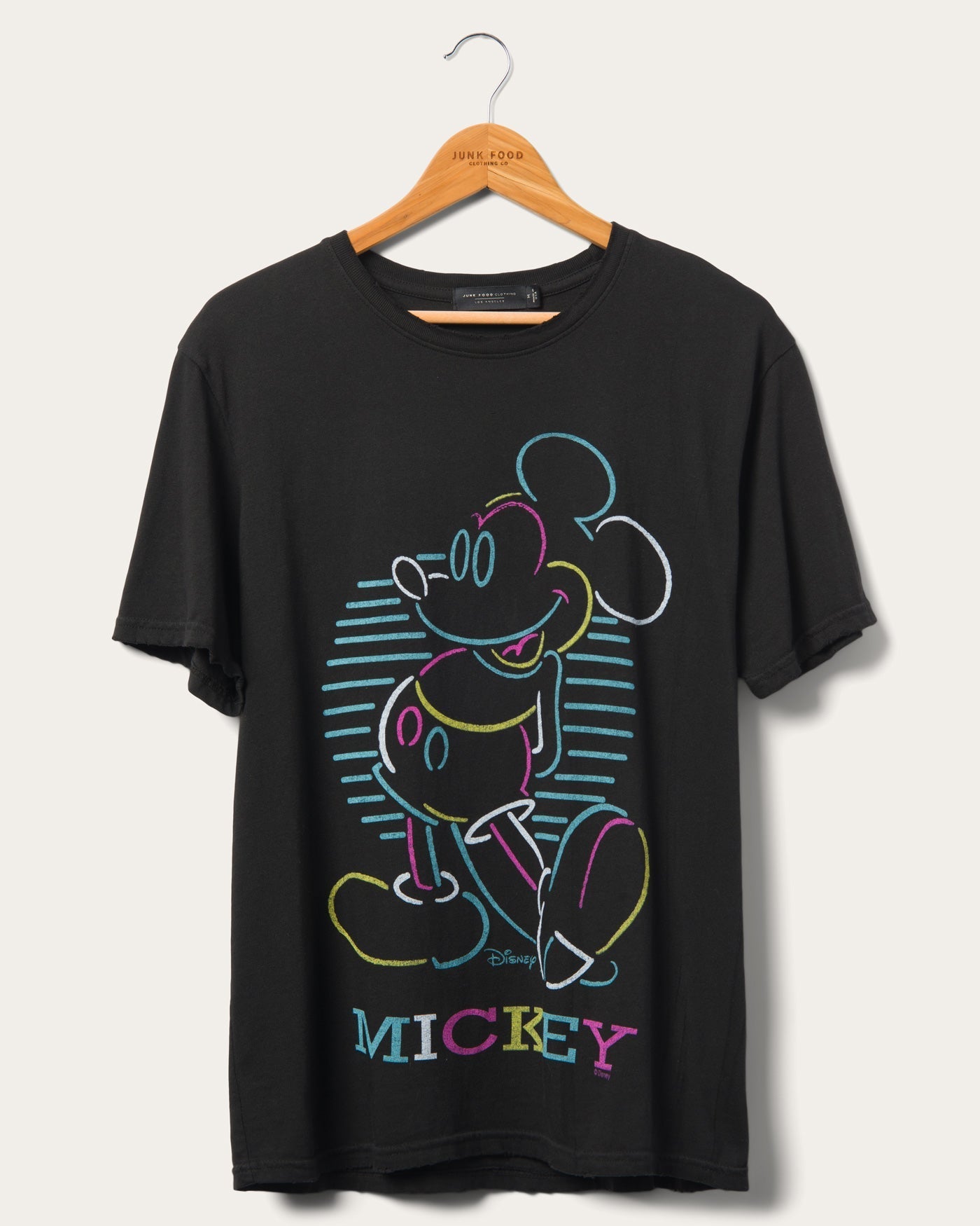 Винтажная футболка с изображением Микки Неона Junk Food Clothing, цвет vintage black
Винтажная футболка с изображением Микки Неона Junk Food Clothing, цвет vintage black