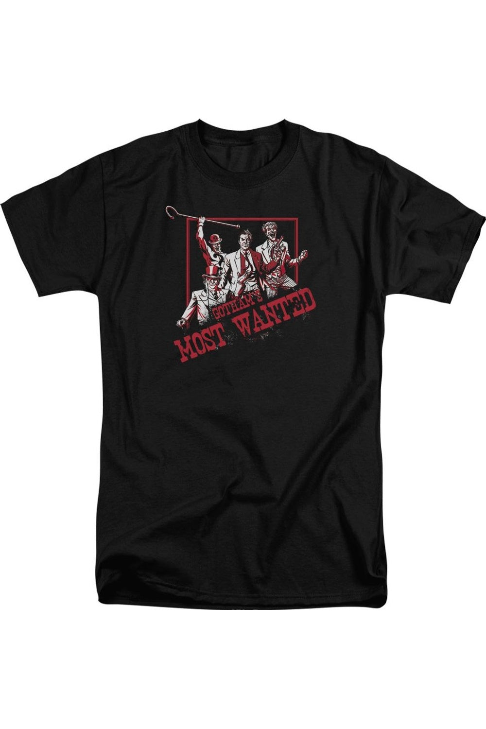 Футболка Batman Gothams Most Wanted с коротким рукавом для взрослых Gildan, черный
Футболка Batman Gothams Most Wanted с коротким рукавом для взрослых Gildan, черный