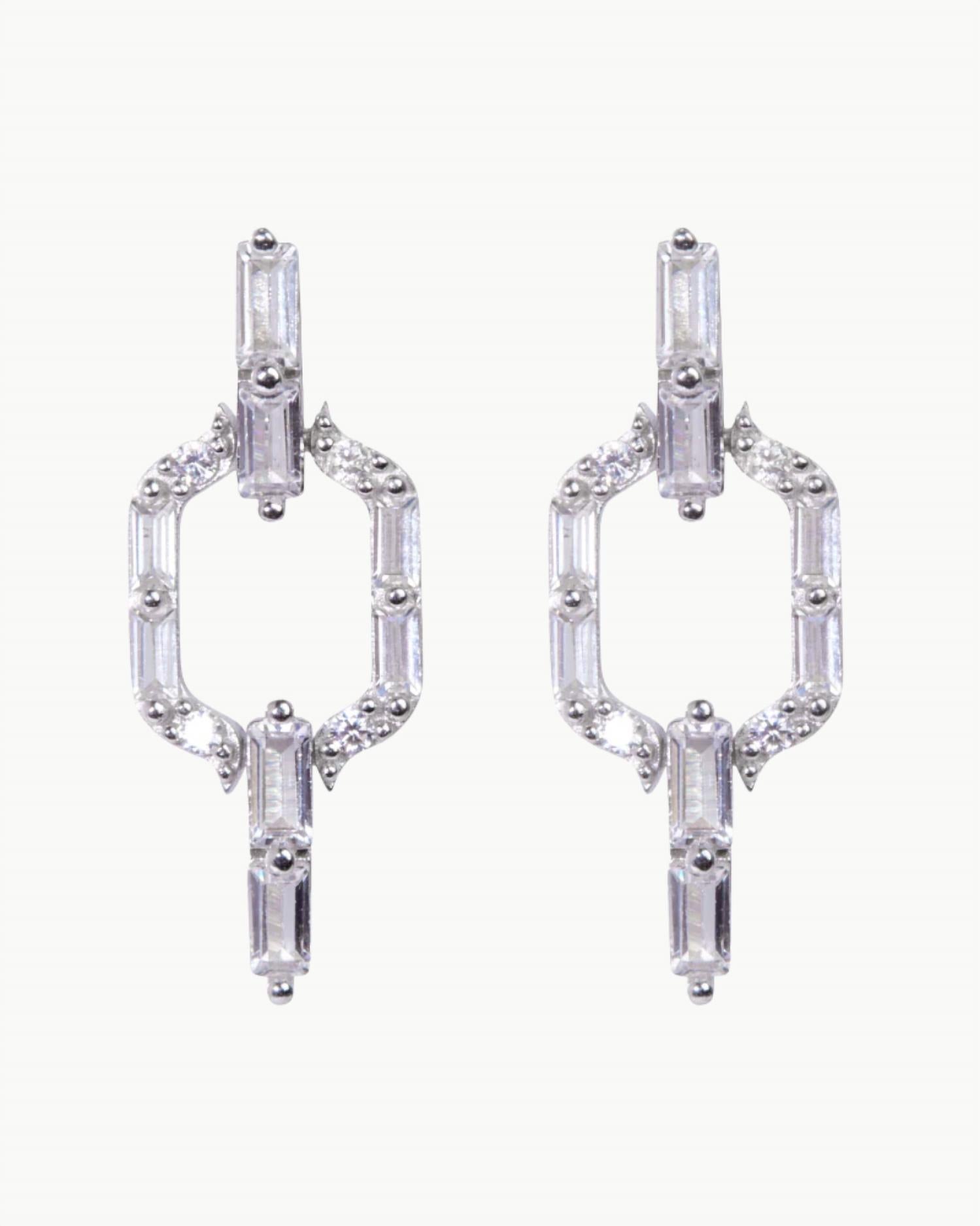 Женские серьги Liam с белым родием Nickho Rey, White Rhodium
Женские серьги Liam с белым родием Nickho Rey, White Rhodium