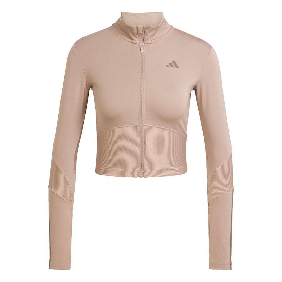 Тренировочная куртка ADIDAS PERFORMANCE Hyperglam, коричневый/капучино
Тренировочная куртка ADIDAS PERFORMANCE Hyperglam, коричневый/капучино