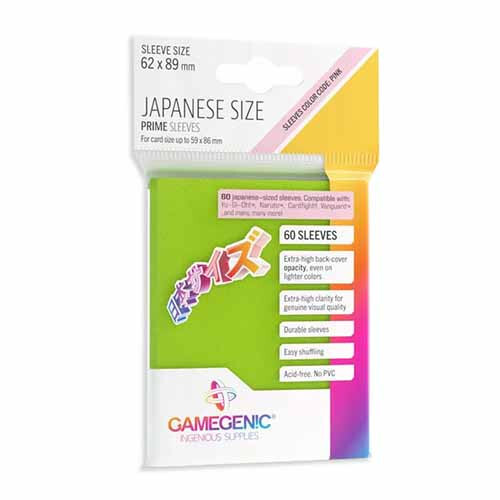 Аксессуары Gamegenic Prime Sleeves: Japanese Sized - Lime (60)
Аксессуары Gamegenic Prime Sleeves: Japanese Sized - Lime (60)