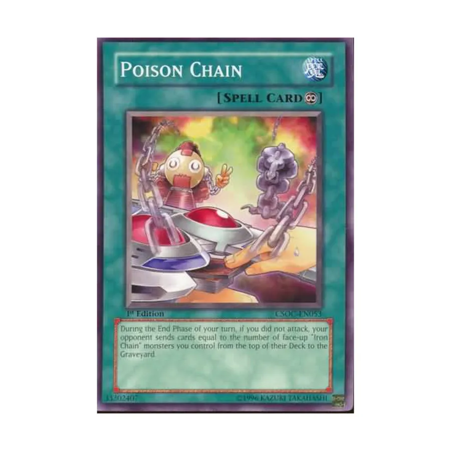 CCG Ядовитая цепь (Обычная), Yu-Gi-Oh - Crossroads of Chaos - Singles
CCG Ядовитая цепь (Обычная), Yu-Gi-Oh - Crossroads of Chaos - Singles