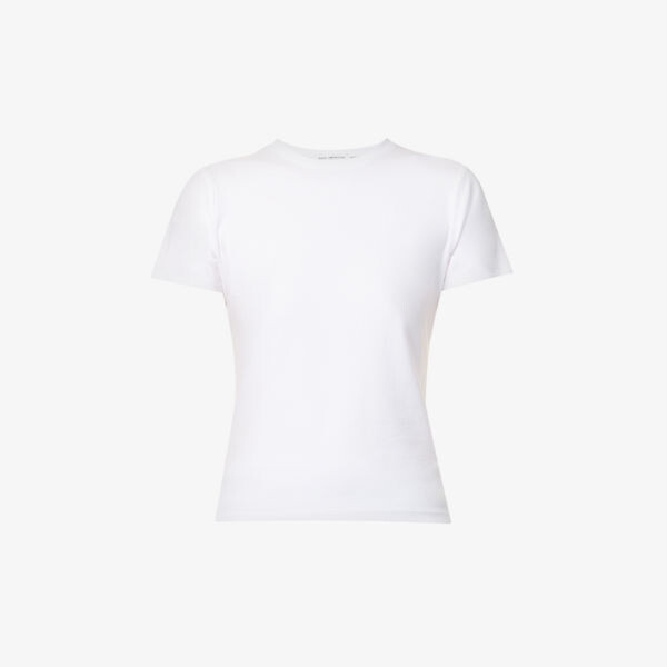 Детская футболка из эластичного хлопка с круглым вырезом Good American, белый
Детская футболка из эластичного хлопка с круглым вырезом Good American, белый