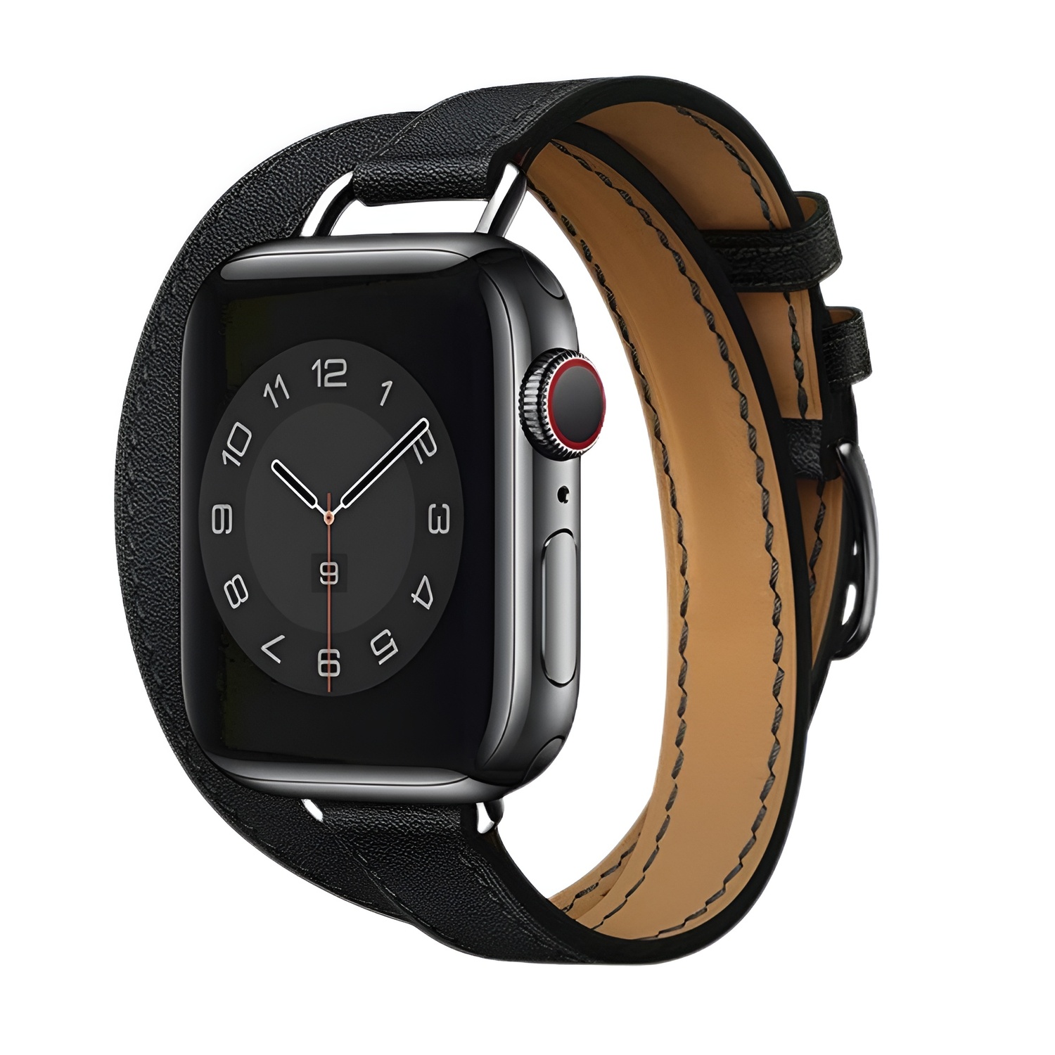 Ремешок Apple совместимость Натуральная кожа Материал Zhongwo, Черный
Ремешок Apple совместимость Натуральная кожа Материал Zhongwo, Черный